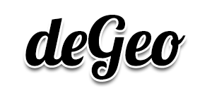deGeo for iPhone iPad logo