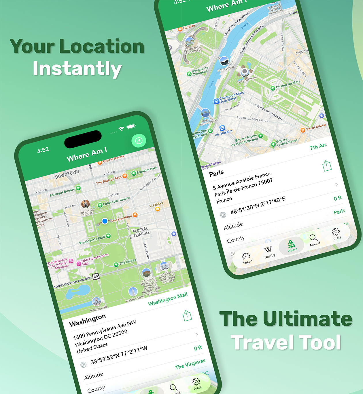 where am i app for ios address location finder for navigation screenshot